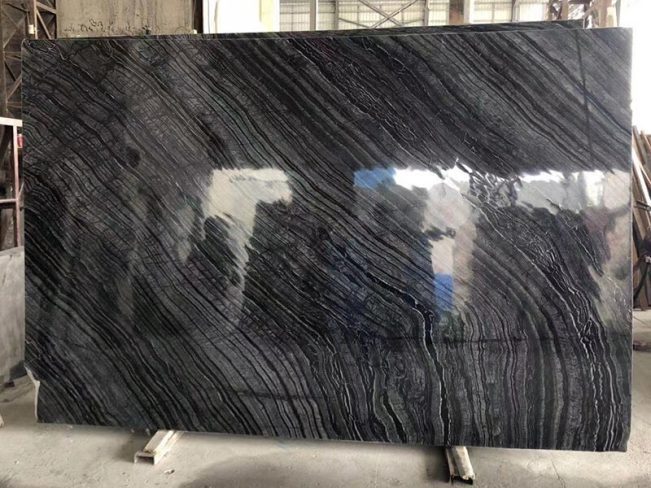 Black Wood Marble