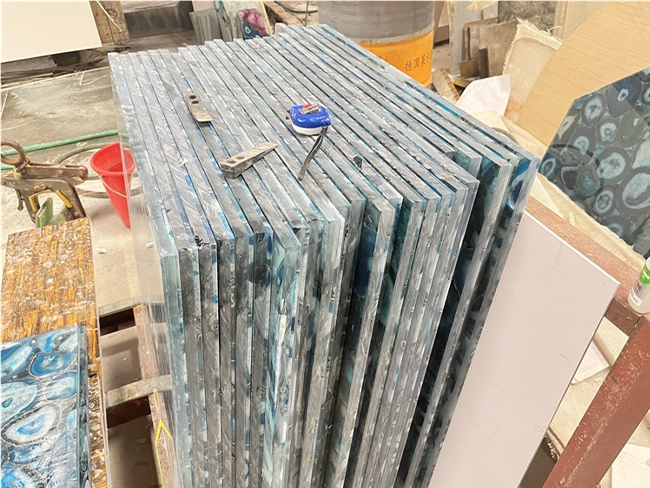 Custom Blue Agate furniture collection for luxury interior design