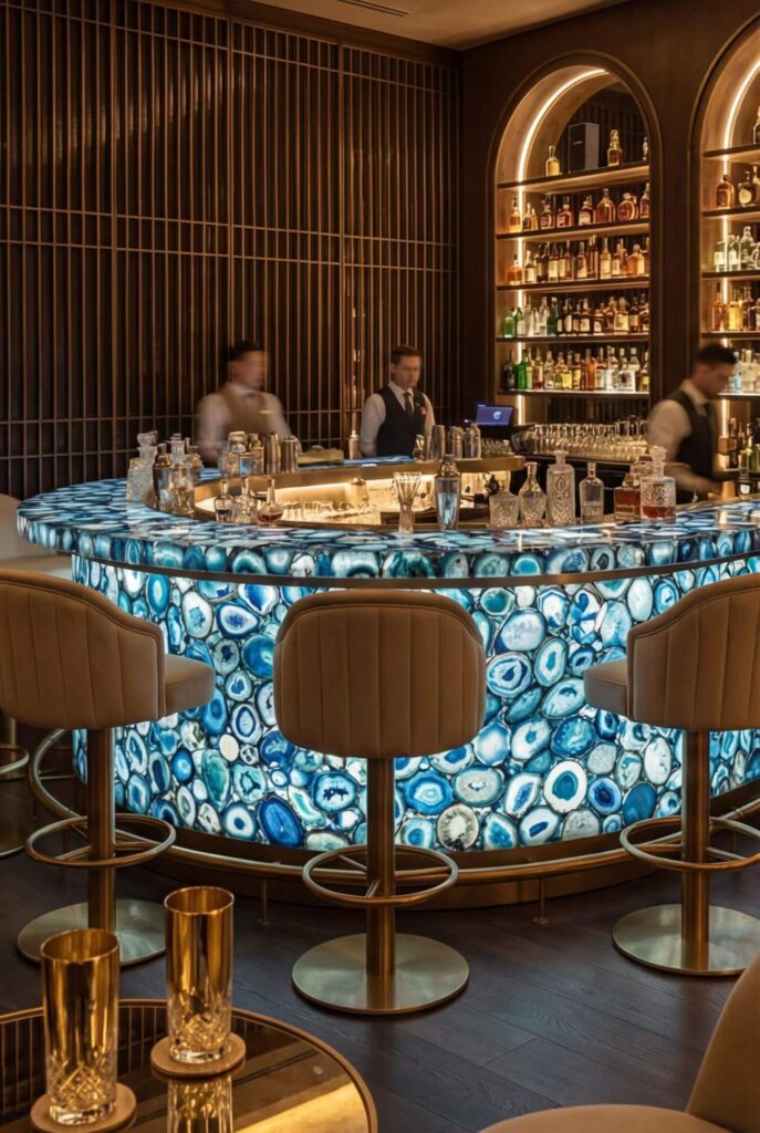 round agate bar