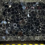 Plaque d'agate noire