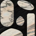 calacatta rose quartzite tile