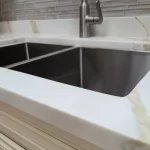 Comptoir en quartz Calacatta Gold
