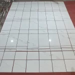 Carreaux de marbre blanc Calacatta de Chine