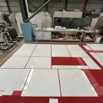 Carreaux de mur en marbre blanc Ariston