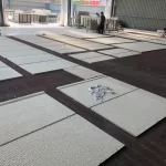 white limestone wall