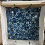 Translucent Blue Agate Stone Tiles
