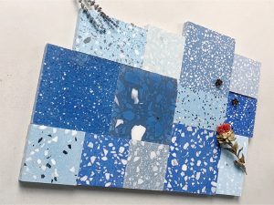 blue terrazzo texture blue terrazzo texture