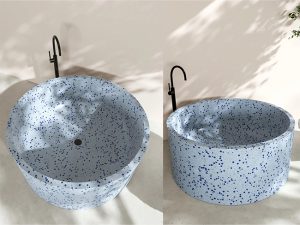 blue terrazzo blue terrazzo