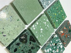 ladrilhos de terrazzo verde ladrilhos de terrazzo verde