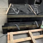 Escalier en granit Black Galaxy