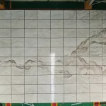Parete in marmo bianco Palissandro
