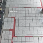 Carreaux de marbre gris araignée