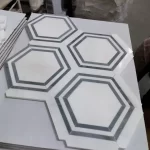 Carrara White Marble Hexagon Tile