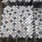 Fish Scale Marble Mosaic Tile