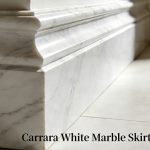 Carrara White Marble Baseboard