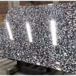 Black Terrazzo Slabs for Luxury Countertop and Wall Projects