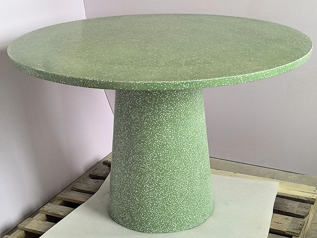 Lastre di terrazzo verde per interni architettonici unici