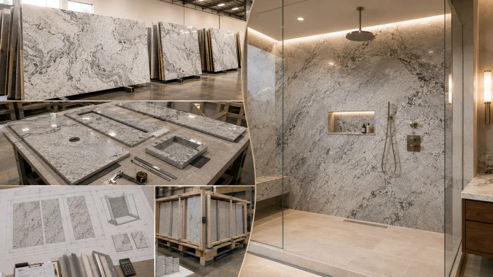 granite luxury shower wall budgeting editorial cover granite luxury shower wall budgeting editorial cover