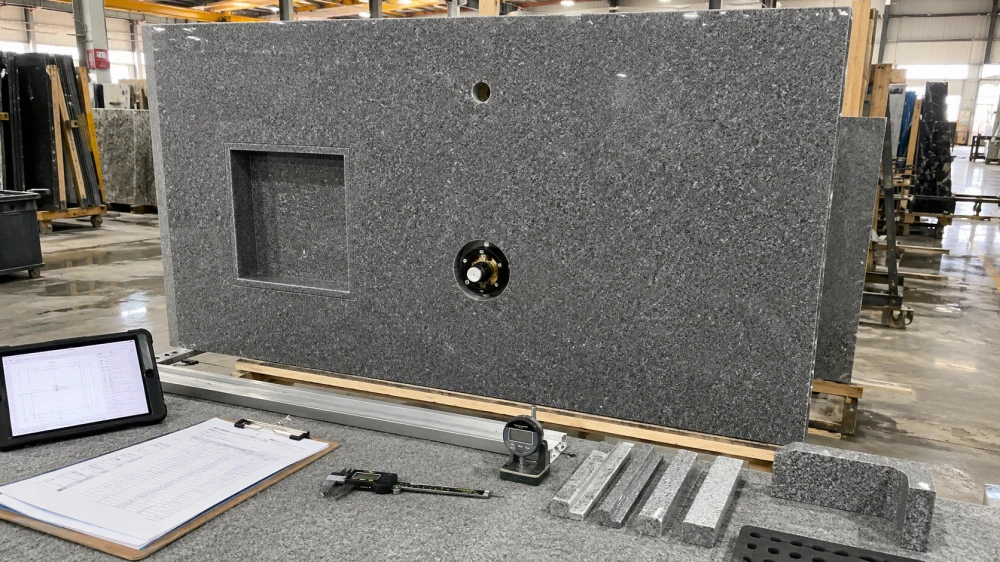 steel grey granite shower wall fabrication cost qc steel grey granite shower wall fabrication cost qc