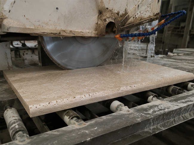 1000x400 mm Turkey Roman Travertine Pool Coping