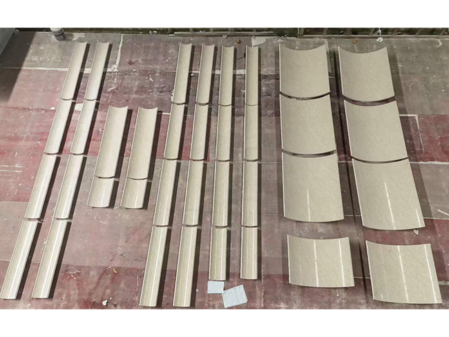 Grolla Beige Limestone custom cut architectural pieces