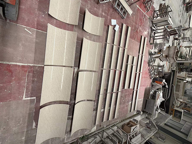 Grolla Beige Limestone factory production and processing