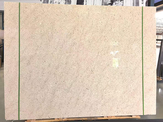 Grolla Beige Limestone honed slab sample