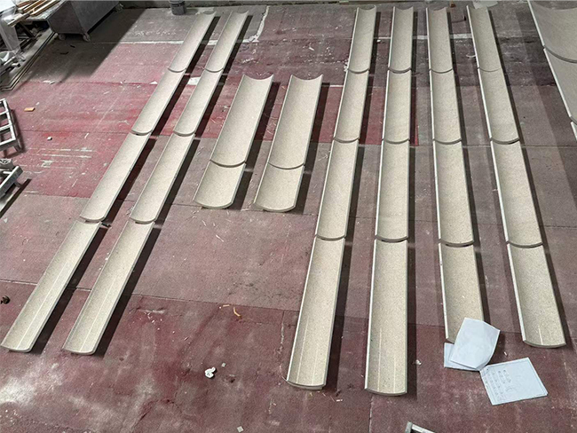 Grolla Beige Limestone stair and border components