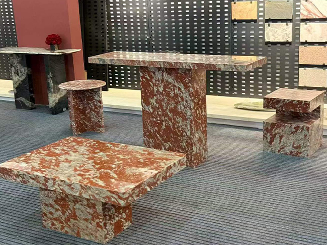 Languedoc Marble designer coffee table set