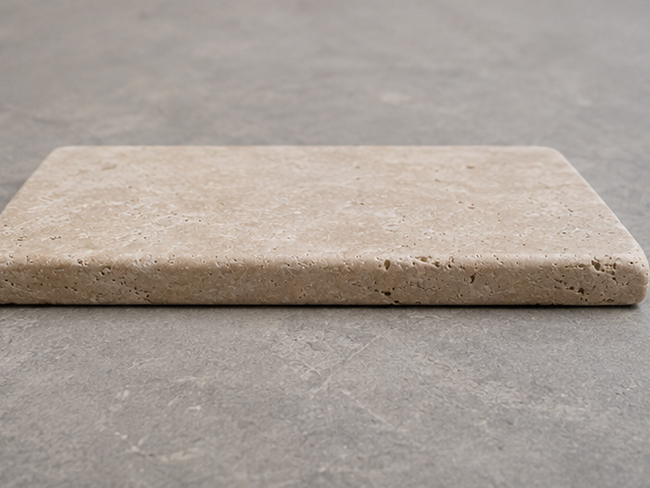 Turkey Roman Travertine wall cap for coordinated pool landscape architecture