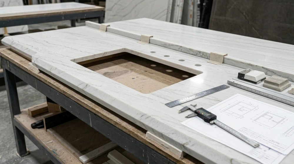 infinity white quartzite countertop fabrication qc infinity white quartzite countertop fabrication qc